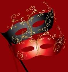 Theatrical mask vector image
