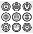 Vintage style retro emblem vector image