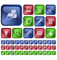Office buttons vector image