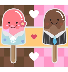 Icecream bars vector image