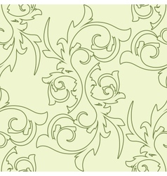 Decoration vintage element Floral style Seamless vector image