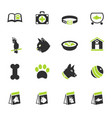 Goods for pets icon set Goods for pets icon set vector image