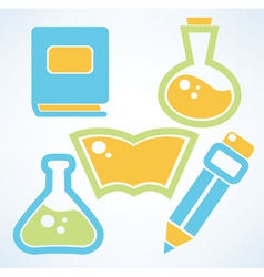 Science icons Science icons vector image