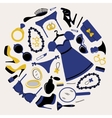 Fashion composition vector image