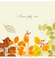 Fall background vector image