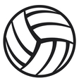 Volleyball ball vector image