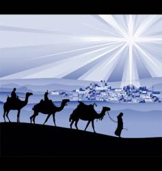 The three wise men vector image