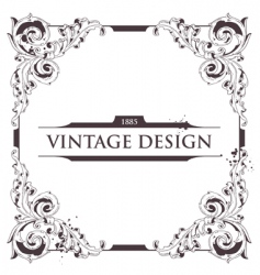 Vintage frame Vintage frame vector image