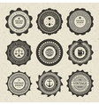 Vintage style retro emblem vector image