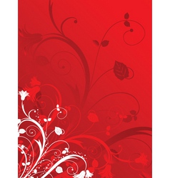Floral abstract vector image