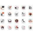 Web icons vector image