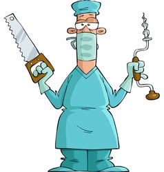 Surgeon vector image