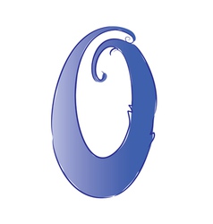 Number 0 vector image