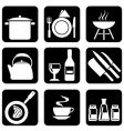 Icon food vector image