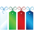 Gift tags vector image