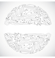 Technology background vector image