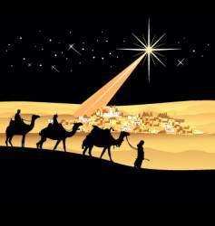 The three wise men vector image