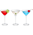 Cosmopolitan Martini vector image
