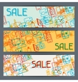Home appliances and electronics horizontal banners vector image