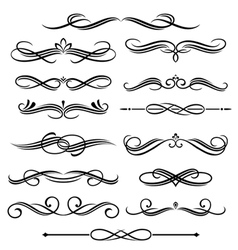 Vintage elements Vintage elements vector image