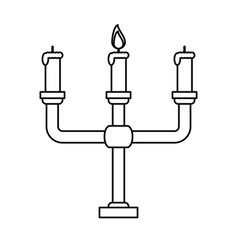 Candelabra Royalty Free Vector Image - VectorStock