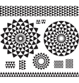 Round Ornament Pattern vector image