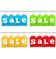 Sale Tags vector image