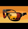 Sunglasses vector image