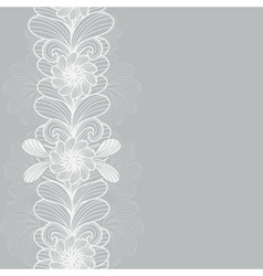 Flower card vector image