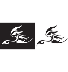 Tattoo bird vector image