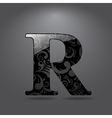Letter R vector image