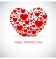 Valentine background vector image