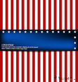 American Flag card vector image