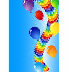 Balloons vector image