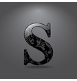 Letter S vector image