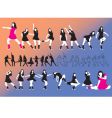 Dancer vector image