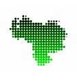 Map of venezuela vector image