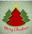 Christmas tree vector image