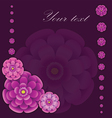 Floral background vector image