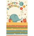 Birthday card vector image