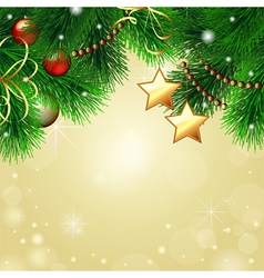 Christmas background vector image