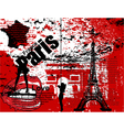 Grunge urban background vector image