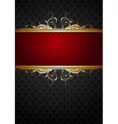 Ornate frame vector image