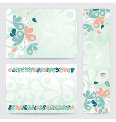 Drop backgrounds vector image