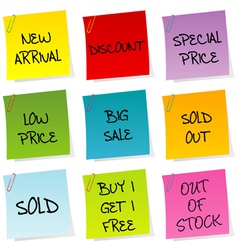 Sale announcements vector image