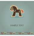 Greeting card vector image