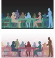 Toned restaurant vector image