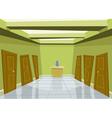 Corridor vector image