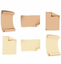 Old papers vector image