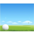 Golf background vector image